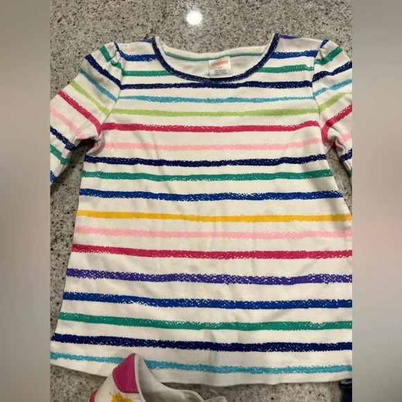 Gymboree 3 piece outfit and shoes 5T - Picture 5 of 11